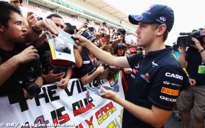 Horner : Vettel est heureux chez nous
