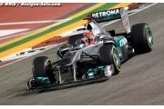 Schumacher réprimandé, Team Lotus à l'amende