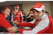 Massa did not see Spa starting grid line
