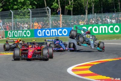 Mercedes F1&nbsp;: Hamilton a subi un impact vertical de 45G à Spa