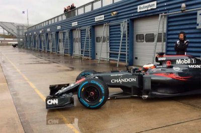 Vandoorne était en piste avec la McLaren MP4-31
