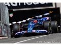 Alpine F1 dans le top 10 des Libres dans les rues de Monaco
