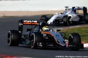 Force India a encore travaillé sur les réglages