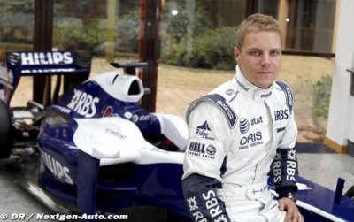 Valtteri Bottas vise une place en F1 en 2012
