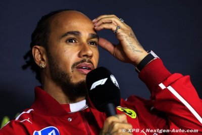 Hamilton rejette toute pression avant sa première course pour Ferrari
