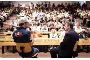 Jean-Eric Vergne suscite des vocations à Polytech Nice