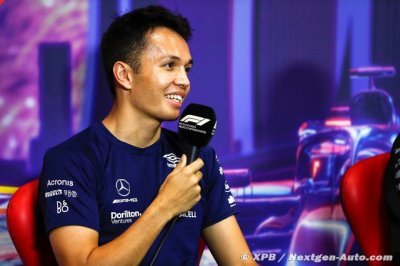 Albon se méfie de l’humidité et de la rigidité des F1 2022