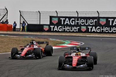 Hamilton se félicite d’une course ’géniale’ et d’un premier podium pour Ferrari