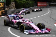 La Racing Point RP19 n'a pas pu jouer les points à Monaco