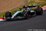Mercedes F1 : Une meilleure 'fenêtre d'exploitation' à Suzuka