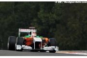 Belle performance de Force India à Spa