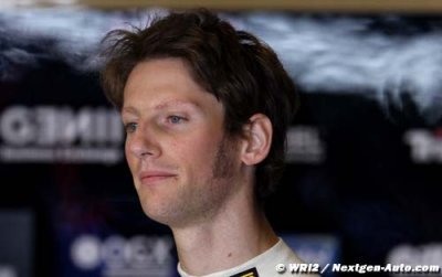 Interview de Romain Grosjean à Bercy