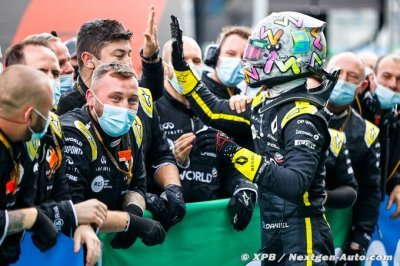Ricciardo&nbsp;: Le podium ’couronne une histoire très cool’ avec Renault F1