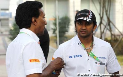 Karthikeyan est de retour au pays