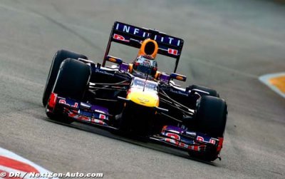 Singapore, FP3: Vettel holds off Grosjean in practice