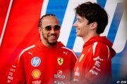 Leclerc 'analyse absolument tout' chez Hamilton chez Ferrari