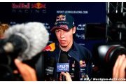 Kvyat ne compte que sur lui et pas sur l'aide de Ricciardo