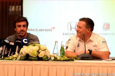 Brown&nbsp;: Les 500 Miles seront un défi, mais Alonso aime les défis