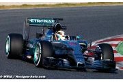 Barcelone II, jour 1 : Hamilton et Mercedes en tête à mi-séance