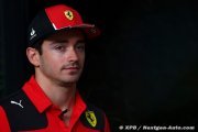 Leclerc s'agace des rumeurs sur Ferrari : '90 % est faux'