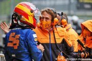 Sainz s'offre sa meilleure qualif en carrière, Norris handicapé par son dos