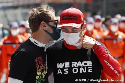 Leclerc décrit Vettel comme ‘un grand frère impossible à battre dans ses bons jours’