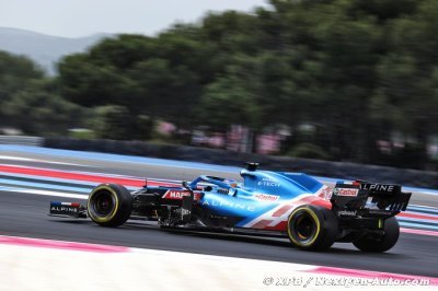 Alonso seul pilote Alpine F1 en Q3 au GP de France
