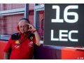 Ferrari boss Vasseur not as 'worried' as Leclerc by McLaren