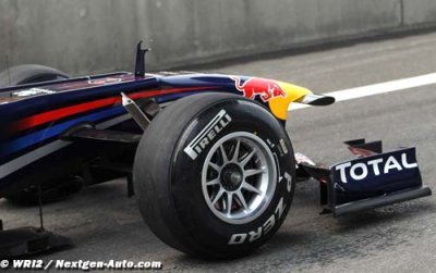 Simple solution keeps heat in Red Bull tyres