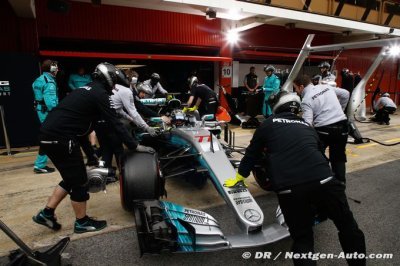 Fiabilité et régularité au programme de Mercedes à Barcelone
