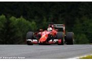 Autriche L3 : Vettel le plus rapide avant la pluie