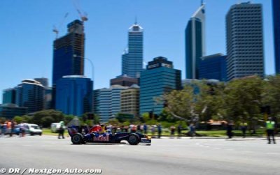 Webber et Ricciardo en démonstration à Perth