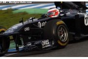 Williams dément avoir roulé sous le poids