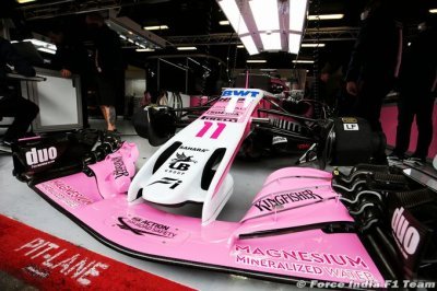 Un seul nouvel aileron avant pour Force India ce week-end