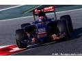 Max Verstappen en action pour Toro Rosso à Barcelone