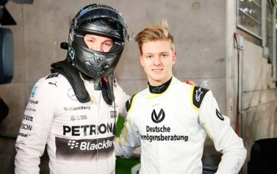 Nico Rosberg compatit avec Mick Schumacher