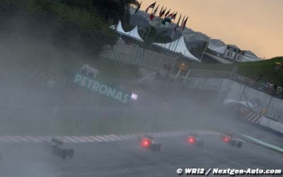 F1 set for first wet race of 2015