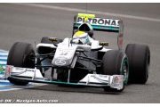Le potentiel de Mercedes GP est grand selon Rosberg 