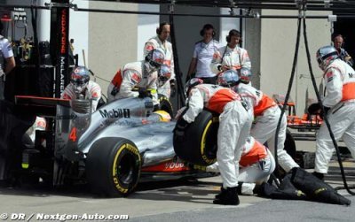McLaren continue à avoir des problèmes dans les stands