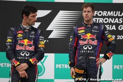 Webber&nbsp;: ’C’était vraiment tendu’ avec Vettel chez Red Bull