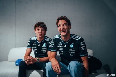Russell s’attend à un pas en avant d’Antonelli en 2026
