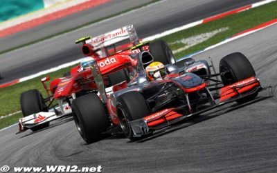 Hamilton et Button marquent des points