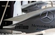 La Mercedes F1 W05 a roulé à Silverstone