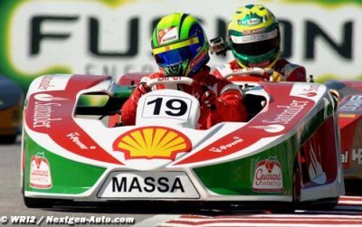 La course de karting de Massa attire aussi Alonso