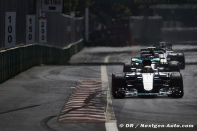 Hamilton autorisé à partir avec un nouveau train de pneus