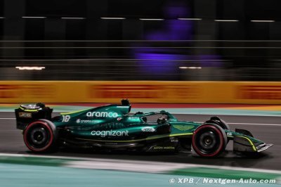 Aston Martin F1 de nouveau en fond de grille à Djeddah