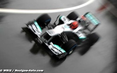 Schumacher a manqué de concentration  