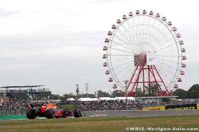 Le Grand Prix du Japon se prépare normalement pour sa course de F1
