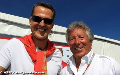 Andretti a de bons mots pour Schumacher et Alonso