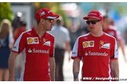 Raikkonen is on Vettel's pace - manager
